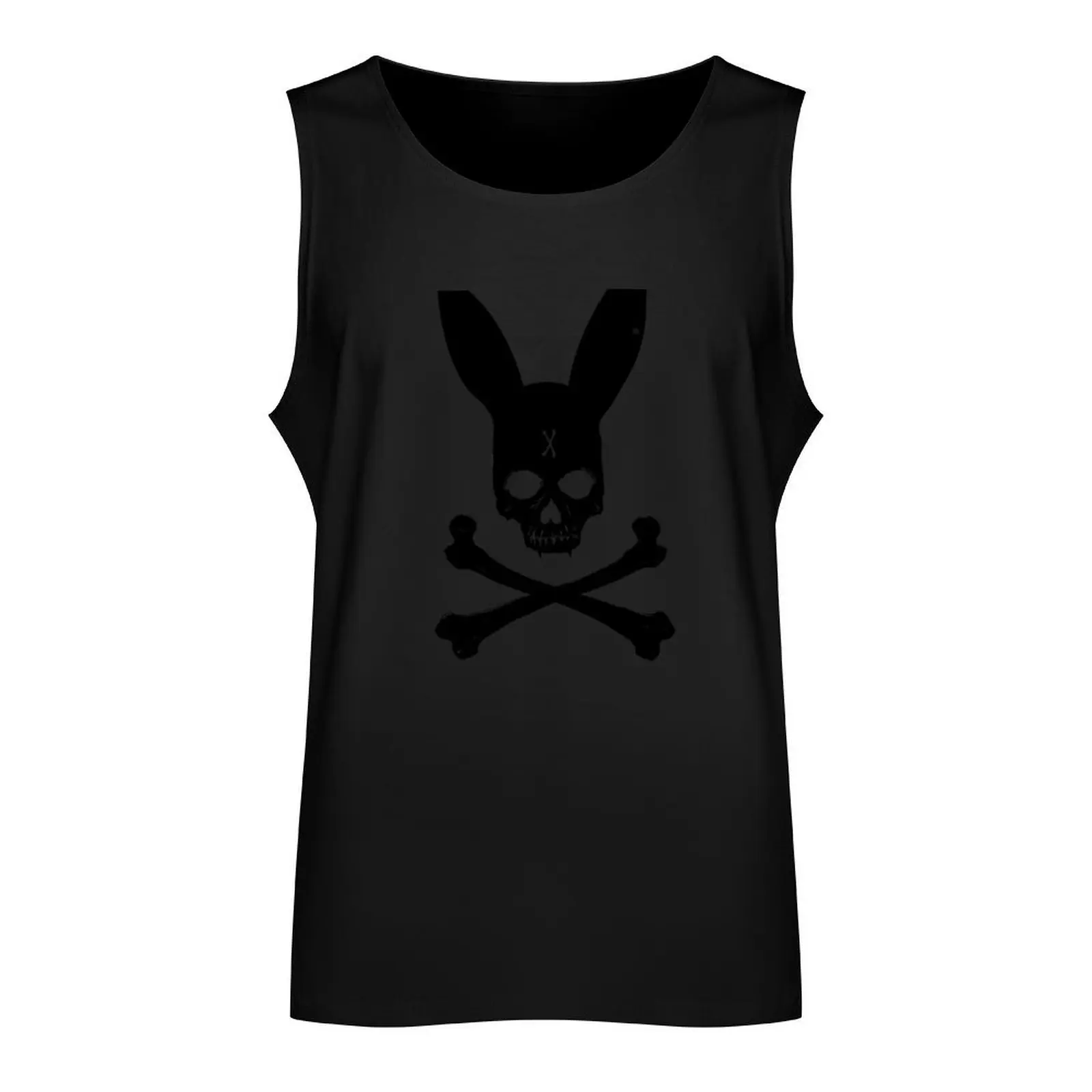 Bunny Bones (Black) Tank Top sleeveless jackets sports suits