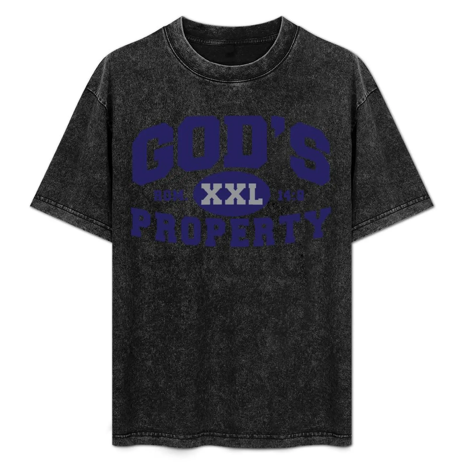 God's Property T-Shirt for a boy quick-drying vintage graphic tee oversized t shirt men