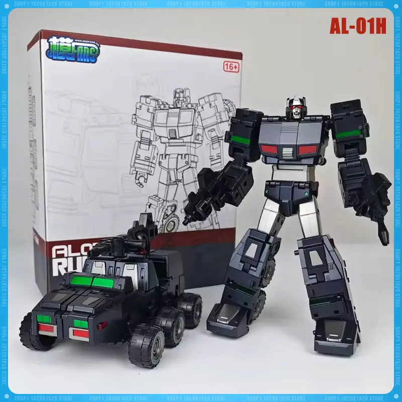 

New Transformation Modfans AL-01H AL01H Black Ruller Dark Roller Action Figure Robot Toys Custom Model Gift