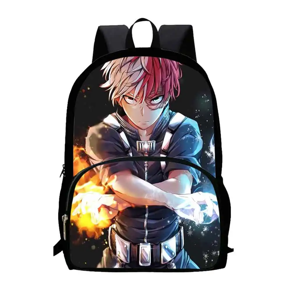 My foreAcademia-Sac à dos d\'école de dessin animé pour garçons et filles, sacoche imprimée de jeu d\'amine pour enfants, 1ère à la merveilleuse année