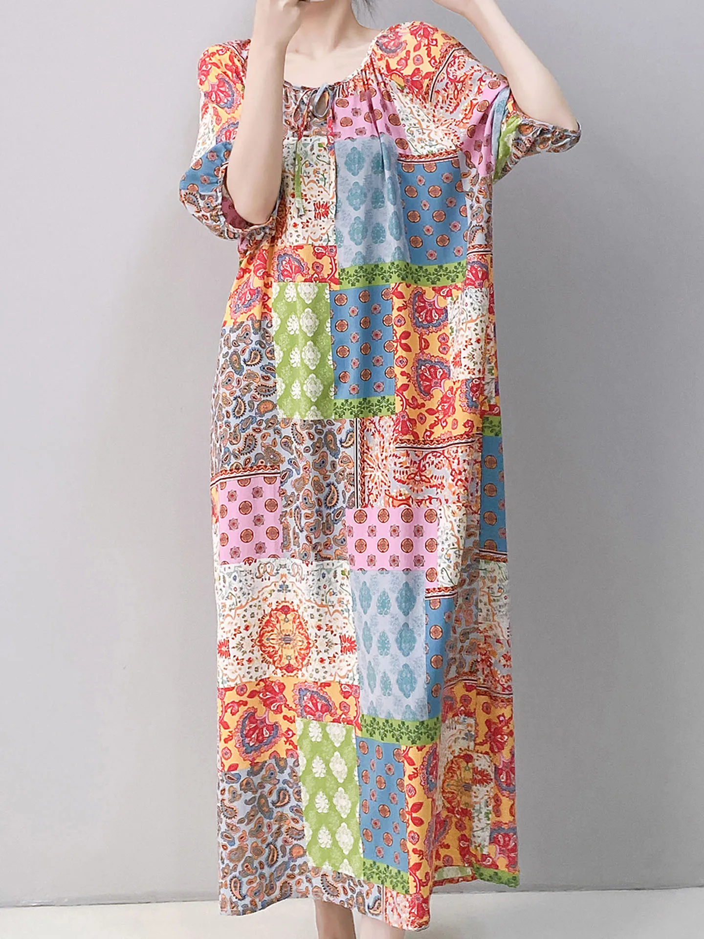 

Ele ort Sve женская ночная рубашка, летняя тонкая хлопковая шелковая свободная домашняя одежда из искусственного хлопка, длинная юбка Dr