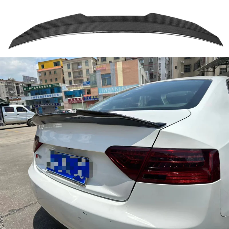 

Car Spoiler For Audi A5 B8 B8.5 8TA 8T3 4Door Sportback PSM Style Real carbon fiber material Rear Spoiler Trunk wing 2009-2016