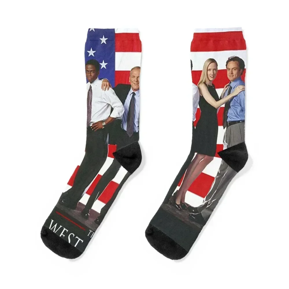 

The West Wing Cast Socks Run Men's christmass gift luxe Socks Man Women's