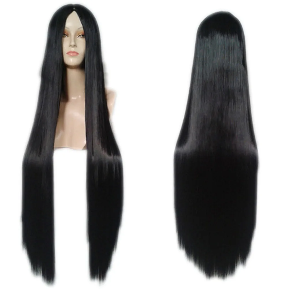 Long Straight Cosplay Wig Young Long Straight Synthetic Hair Wig For Women Costume Party