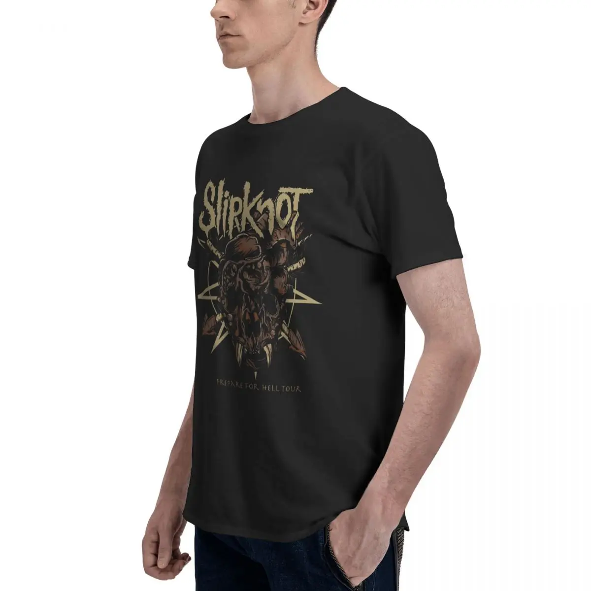 Vintage S-Slipknots Heavy Metal Music Band T Shirt Short Sleeve Pops Men Women Tshirt Graphic Y2K Clothing