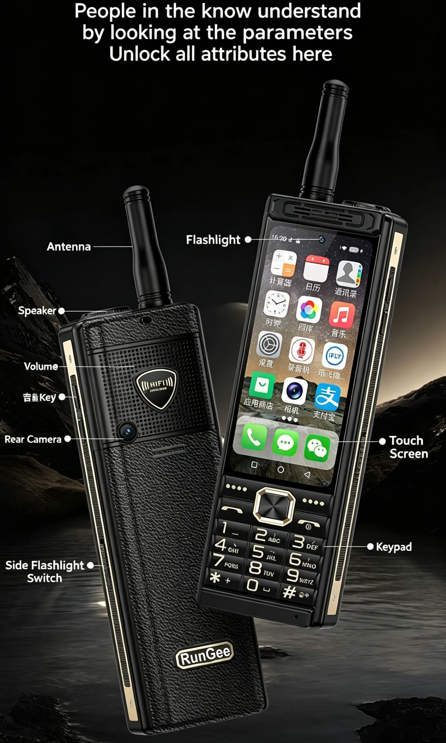 S69dc32fcdef146fdb5fd84ecaed10452H Touch  Screen 4G LTE Mobile Phone Android 13 4GB RAM 64GB ROM Fast Charging Dual SIM WiFi 5G/BT5.0/GPS