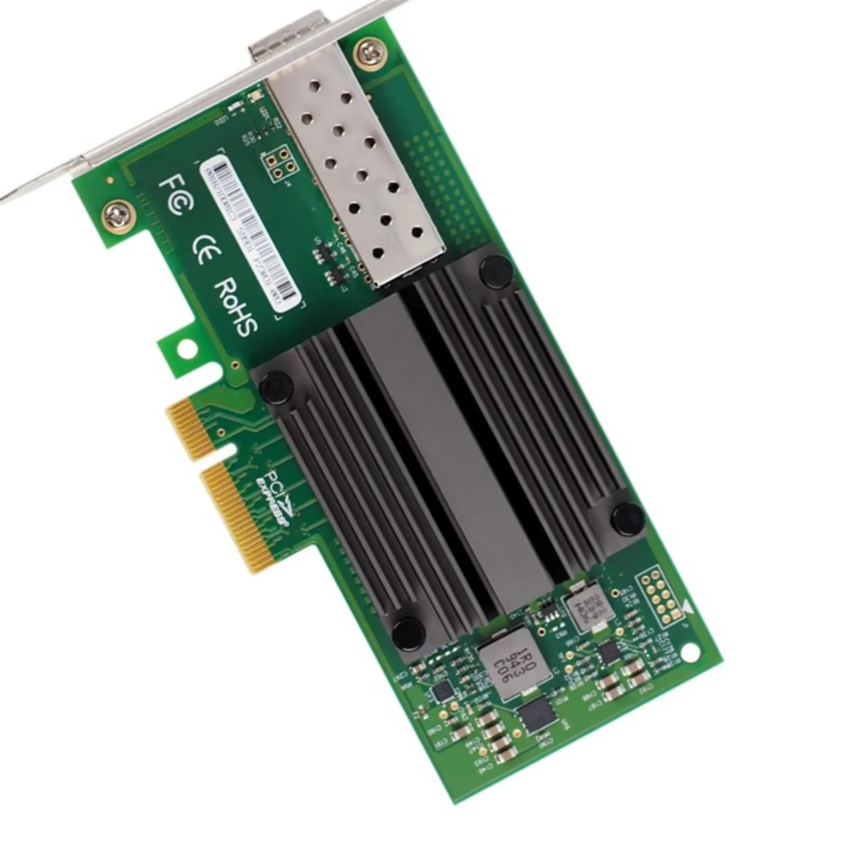 Imagem -02 - Fibra Óptica Placa de Rede do Servidor Porta Única Chip 82599en 82599en 1sfp X520-da1 E10g41btda Pcie2.0 x4 10g Nic