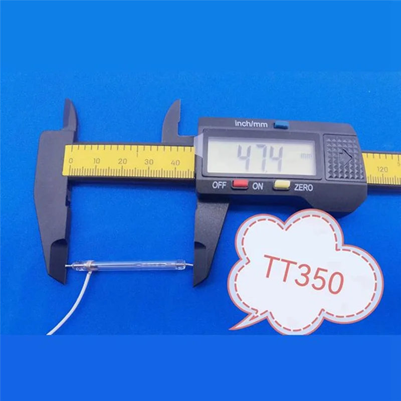 10 قطعة ل Godox TT350 فلاش أنبوب مصباح زينون Flashtube إصلاح جزء فلاش أنبوب الزجاج كما هو موضح