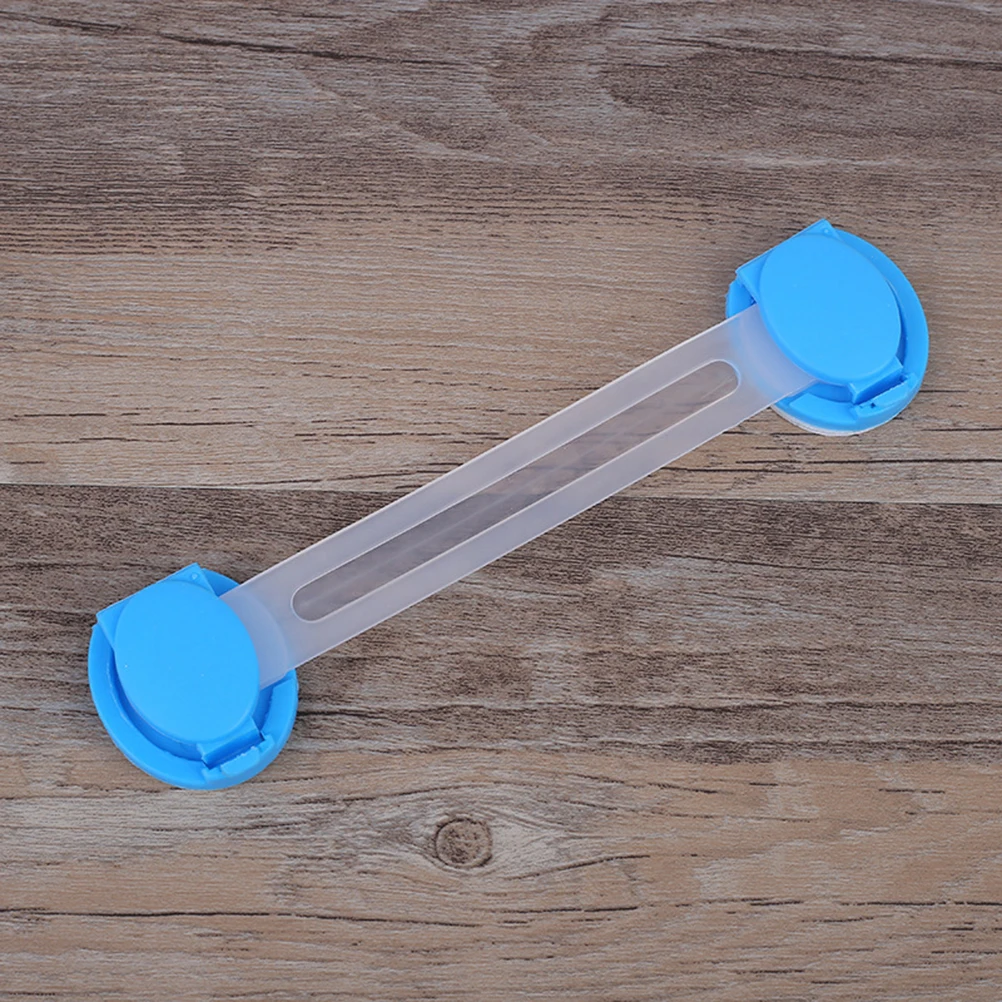 

10pcs Child Locks Locks For Baby Cupboard Drawer Pvc Baby Guard Home Furniture Multi-Function Protector Blue