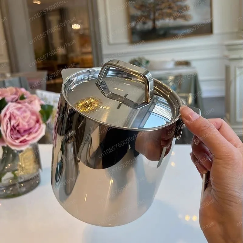 Stainless steel oil filter oil storage pot, kitchen multi-purpose filter pot, household residue separation