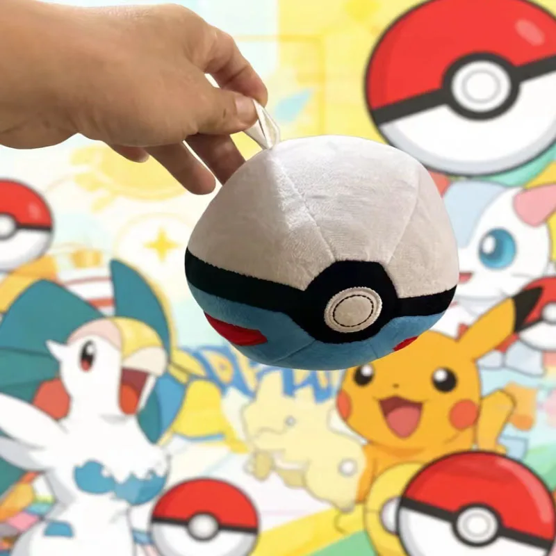 

Плюшевые игрушки 2026 Great Ball, Ultra Ball, Poké Ball, мягкие мультяшные плюшевые куклы, подвески для рюкзаков, декоративные игрушки, подарки на день рождения.