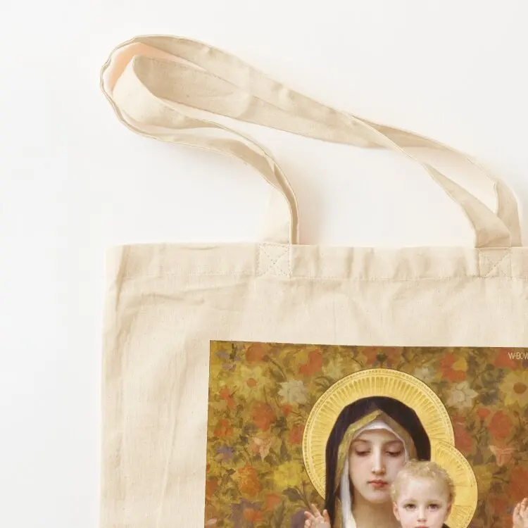 سيدةنا: عذراء الزنابق، حقيبة حمل Bouguereau، حقائب قماش، أكياس التسوق