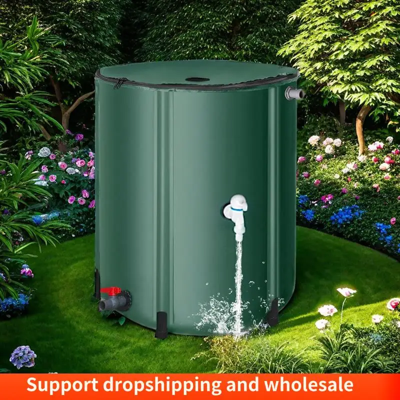 Tanque de armazenamento de água para reciclagem de água da chuva aa86, balde de irrigação de jardim, recipiente de coleta, barril de armazenamento de água de jardim