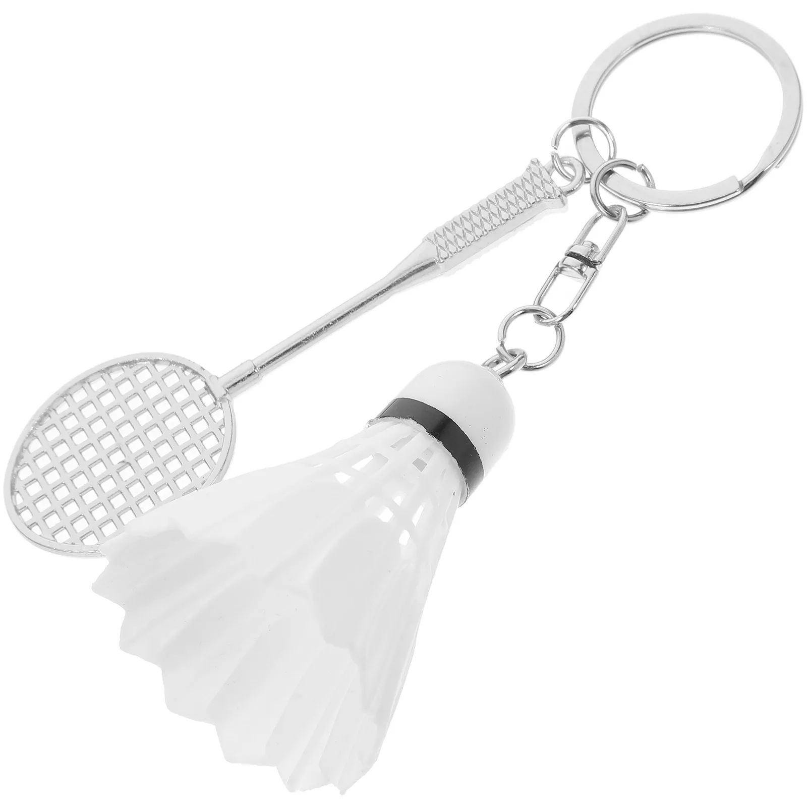 Badminton Keychain Compact Lightweight Stylish Sports Ball Keyring Car Keys Bag Hanging Decorative Pendant Badminton Accessories