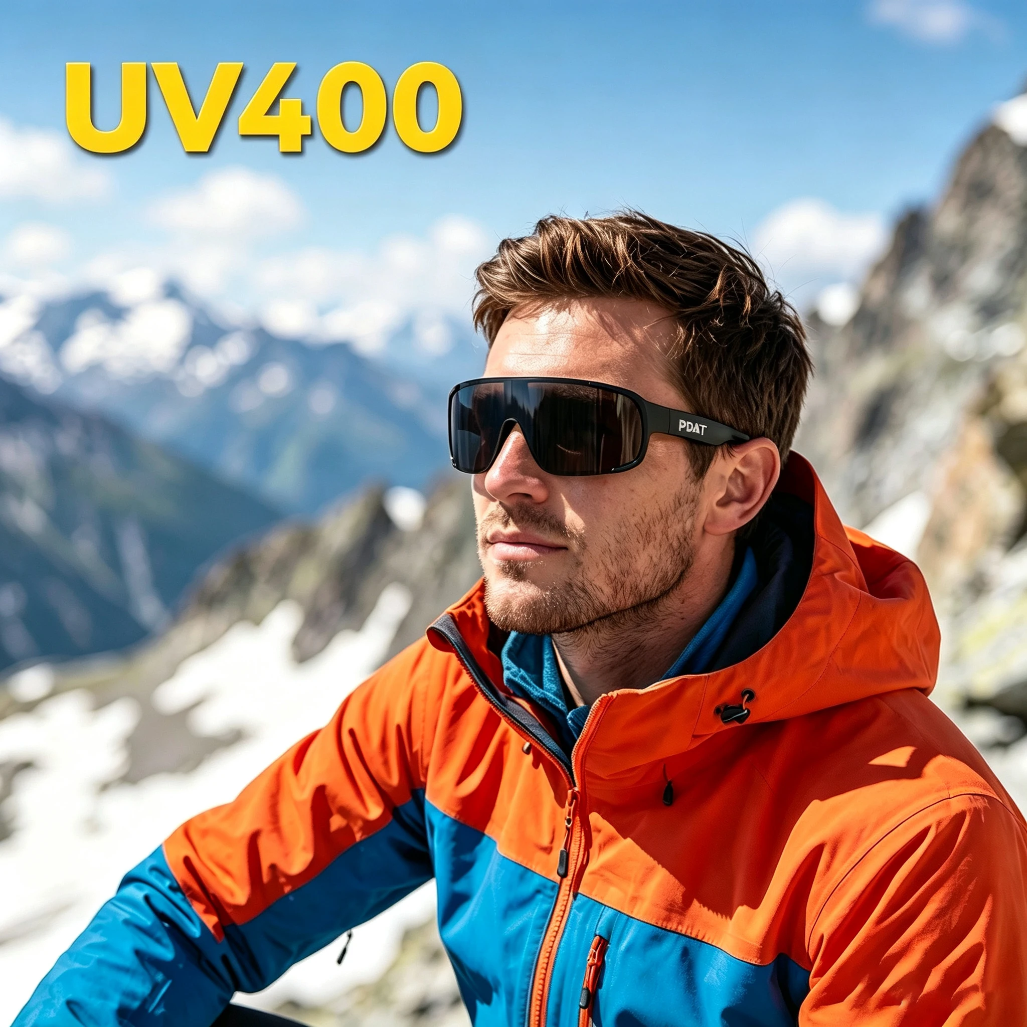 3er-Pack UV400-Schutz Einteilige Sportsonnenbrille Winddichte Outdoor-Brille für Radfahren, Klettern, Wandern und Autofahren für Männer und Frauen