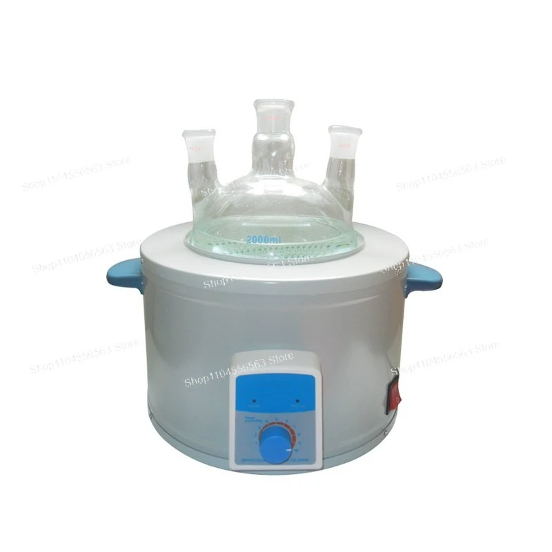 غطاء تسخين كهربائي 2000-50000 مل مع تحكم في درجة الحرارة، سخان قارورة مستدير للمختبر 220 فولت للتقطير الكيميائي والارتداد
