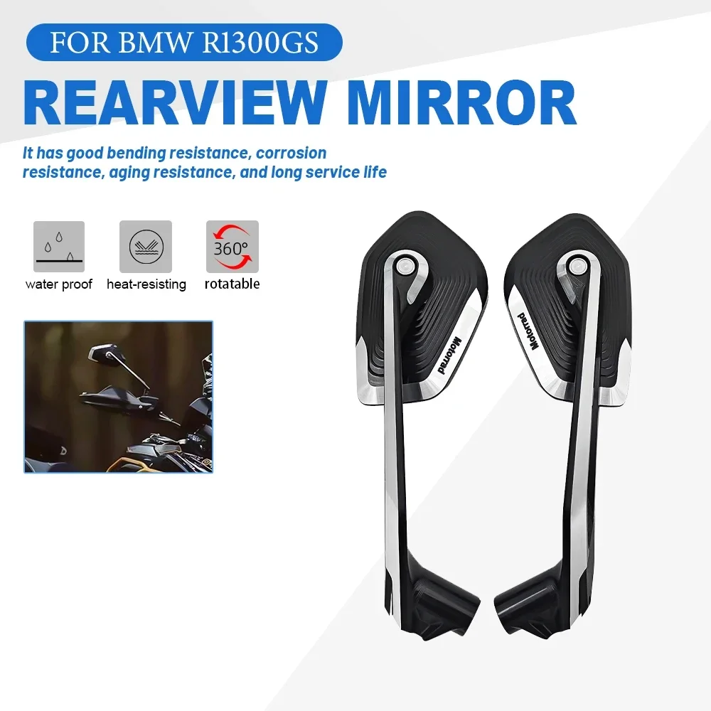 Rearview Mirror For BMW R1300GS For R1200GS/LC/ADVENTUER G310R F650GS F900R S1000XR Motorcycle Accessories Side Rear View Mirror