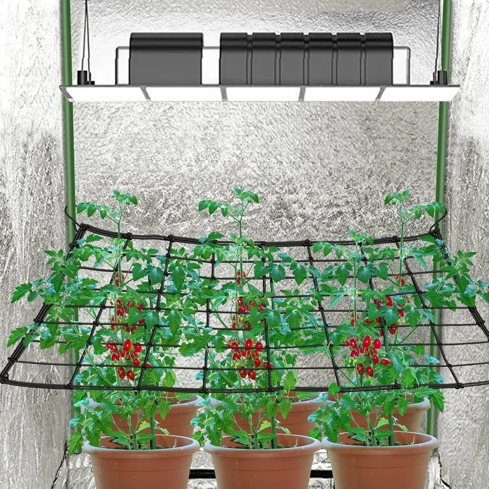 1PCS Plant Tent Branch Pressing Net High Elastic Trellis Net For Climbing Plants Vegetables Fruits Flowers Outdoor Tool Parts