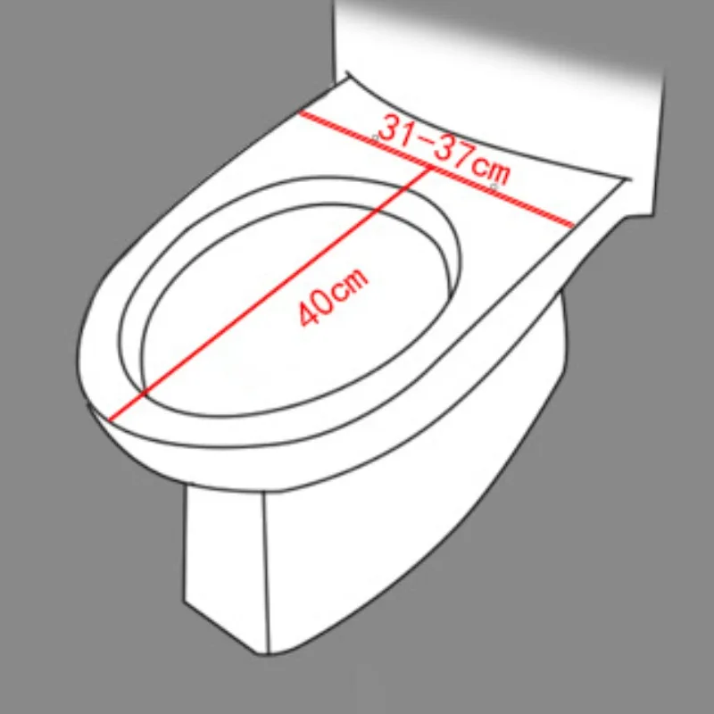 Toilet Seat Lift Safety Height Elevated for Elder Pregnant Women Disabled Seat with Cover Bathroom Toilet Booster Pad