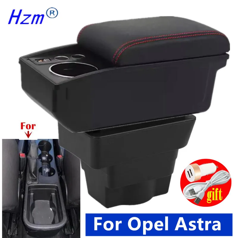 Für Opel Astra Armlehne Box Für Opel Astra J 2012-2020 Auto Armlehne doppel-schicht Lagerung Box Gewidmet Retrofit auto zubehör