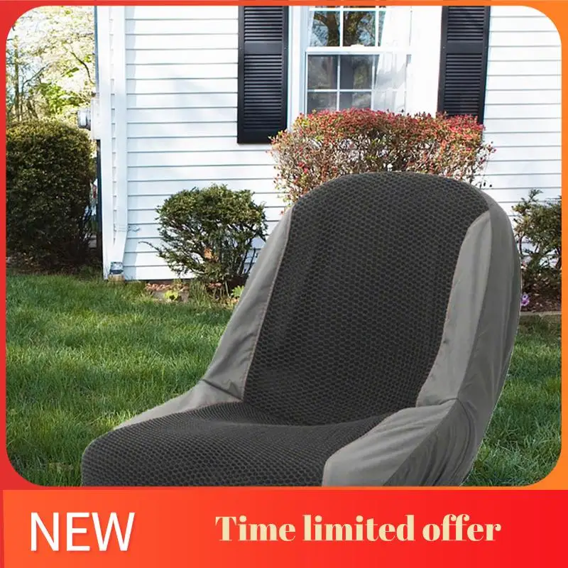 

Universal Lawn Mower Tractor Seats Cover Padded Comfort Pad Storage Pouch Lawn Mower Replacement Parts Accessories