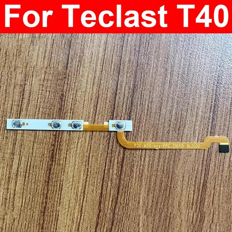 On/Off Power Volume Buttons Flex Cable For Teclast T40 Side Keys  Flex Ribbon Replacement Repair Parts