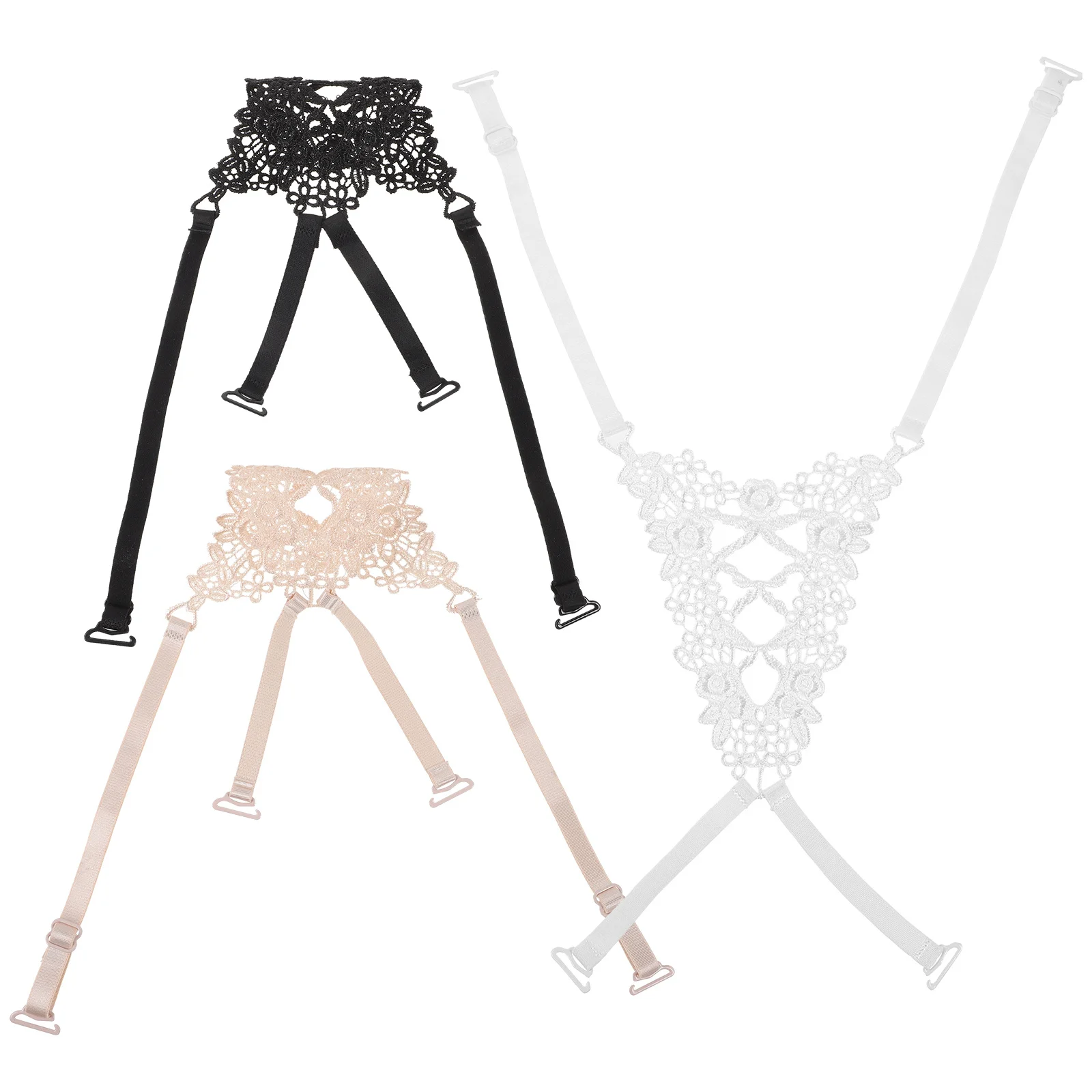 

3Pcs Bra Straps Adjustable Anti-Skid Elastic Replacement Detachable Shoulder Bra Strap Extensions Women Comfort Wear