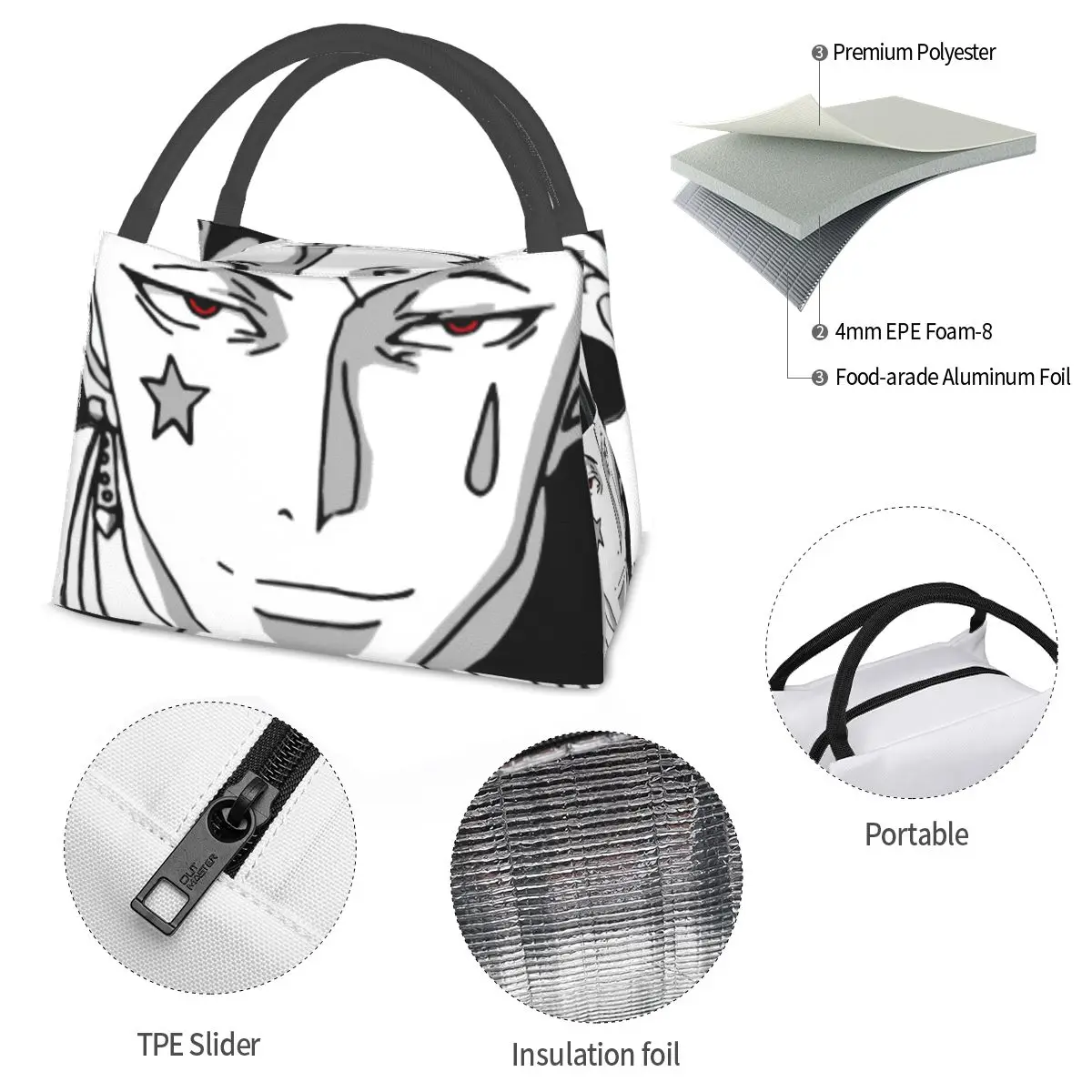 Hisoka Portable insulation bag for Cooler Thermal Food Office Pinic Container
