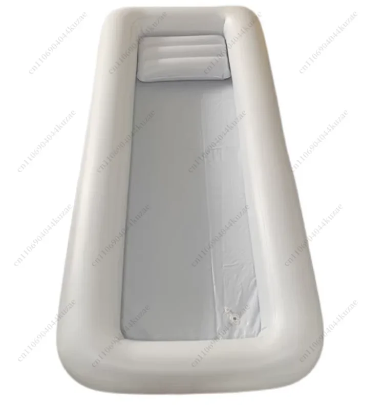 FMT Foldable Household Inflatable Bath Bed Care Pool for Paralyzed Patients & Bedridden Elderly