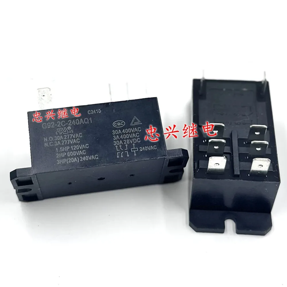 

Original New 100% relay G92F-2C-240AQ1 8pin double open double closed 30A 240VAC