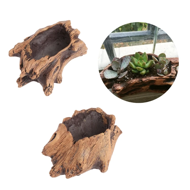 Imitating Flower Cement Planters for Succulents, Flowerpots, Bonsai Decor