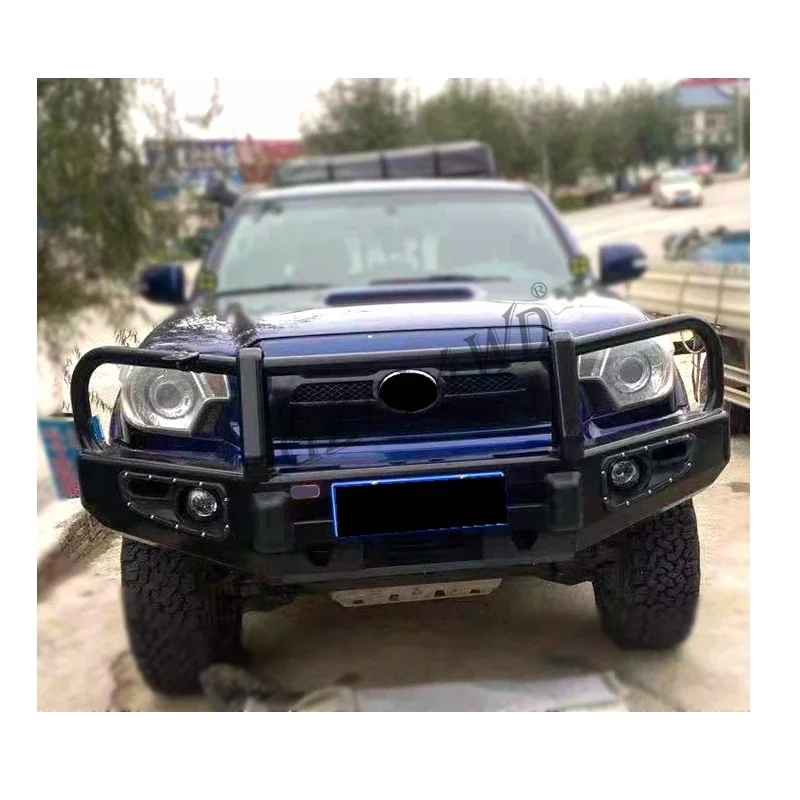 Heavy Duty Winch Front Bumper Bullbar For 2005-2023 Tacoma 2nd 3rd Gen Bumper 4x4 Accessories