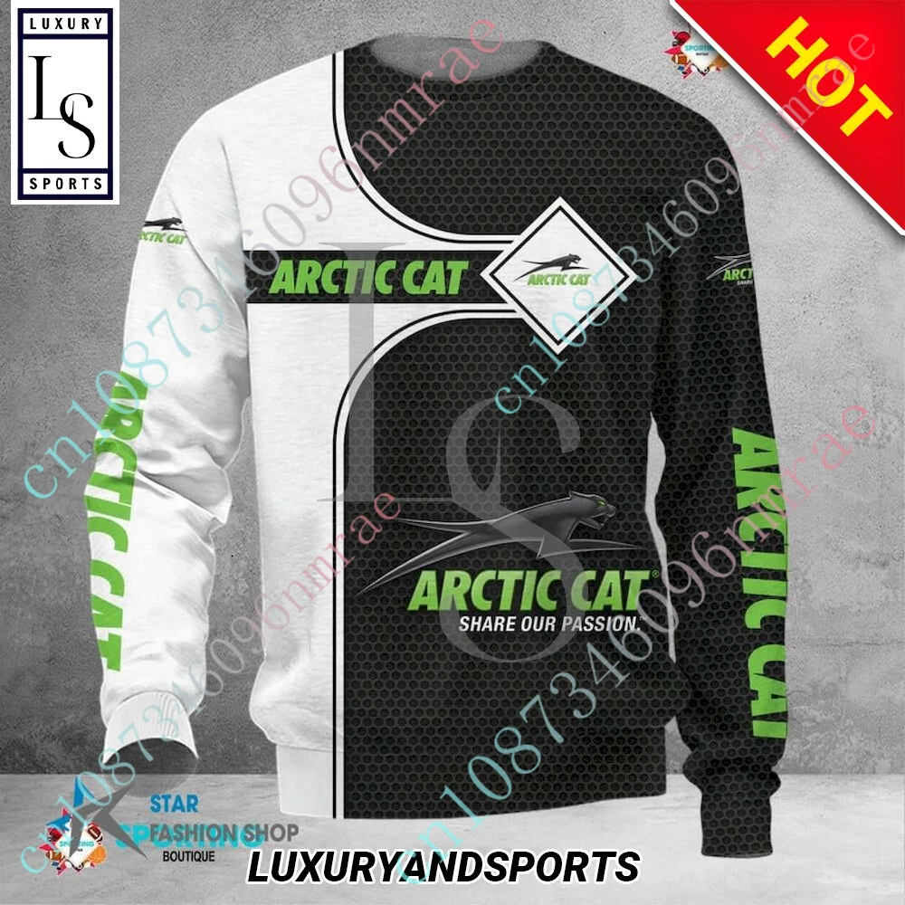 Arctic Cat T Shirt For Men Women Unisex Clothing Casual O Neck Long Sleeve Luxury Sweatshirt Anime Oversized T-shirt Custom Logo