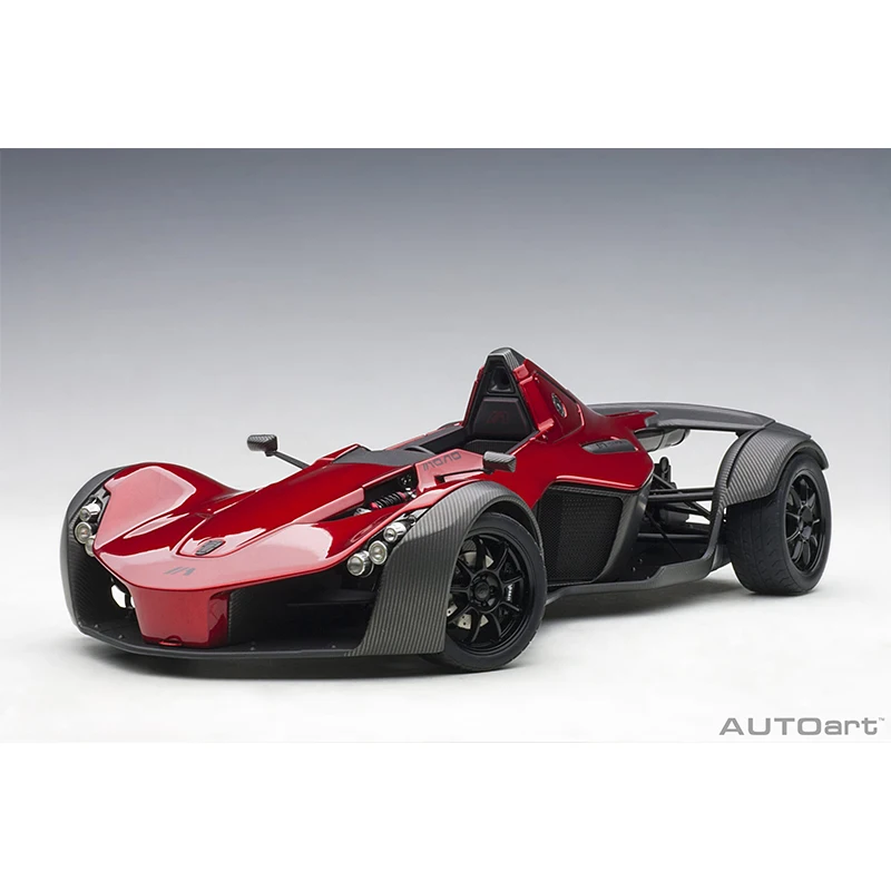 Autoart BAC MONO 1/18 รุ่นรถ METALLIC Blue/Pearl White/สีดํา/สีแดง/สีเขียว/Gunmetal สะสมรถ Diecast