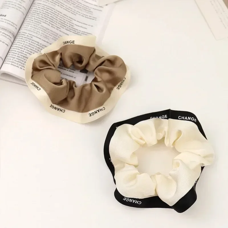 Korean Temperament Hair Scrunchies Hair Accessories Simple Hairs Band Women Girls Ponytail Holder Hair Rubber Bands Headband