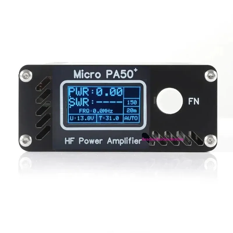 

New Micro PA50+ (PA50 Plus) 50W 3.5MHz-28.5MHz 1.3inch OLED Screen Intelligent Shortwave HF Power Amplifier SWR Meter LPF Filter