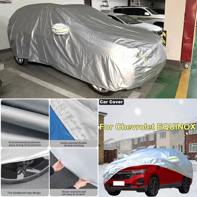 

For Chevrolet EQUINOX Outdoor Protection Full Car Covers Snow Cover Sunshade Waterproof Dustproof Exterior Car Accessories