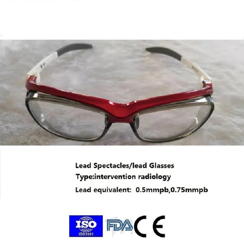 Genuine ray protective glasses lead glasses intervention radiology protection with 0.5mmpb or 0.75mmpb for doctors.