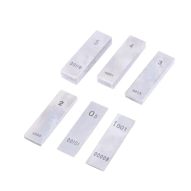 Hot Sale 1Pc 0.5/1/23/4/5/6/7/8/9/10MM Steel Square Gage Blocks Blocks Gauge Measure Blocks Steel Square Gage Blocks