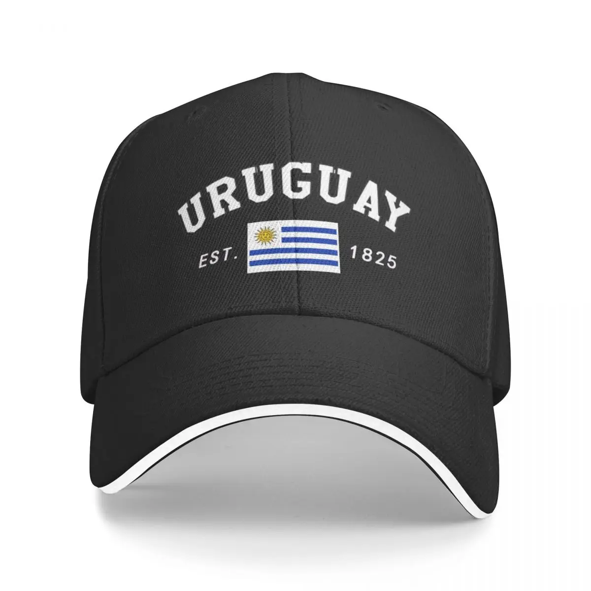 Uruguay Flag EST. 1825 Camping Baseball Cap Women Men Outdoor Coquette Beach Sun Hat 2024 New Hip Hop Trucker Cap