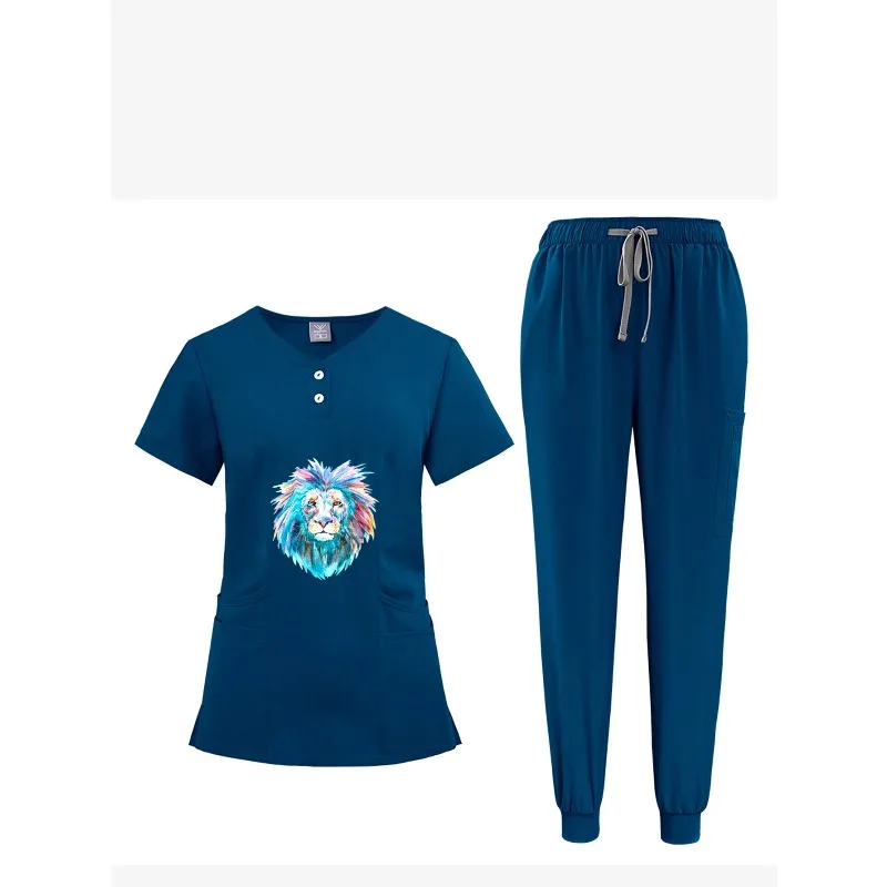 

Летний тонкий эластичный быстросохнущий свободный комфортный домашний комплект женской пижамы с индивидуальным принтом, приятный для кожи