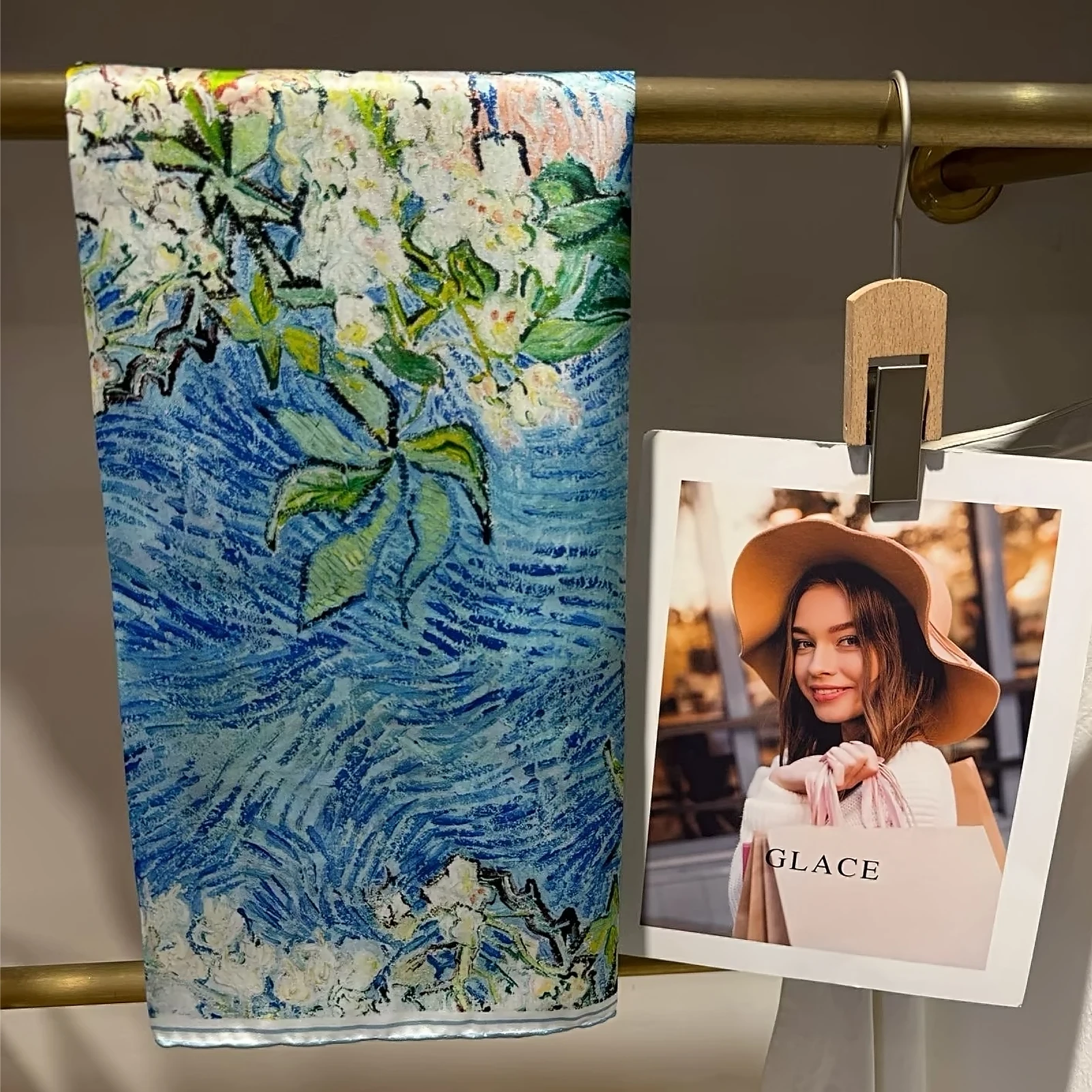 100% 뽕나무 실크 여성 실크 스카프 목도리 인쇄 뜨거운 판매 체인 패턴 브랜드 실크 머플러 대형 에어컨 케이프 스카프