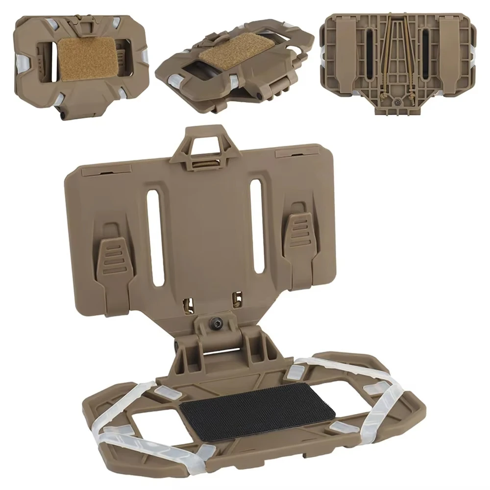 1/5/10pcs Outdoor Tactical MOLLE Folding Navigation Board Airsoft Map Case Admin Panel Mobile Phone Holder for Size 4.7-6.7in