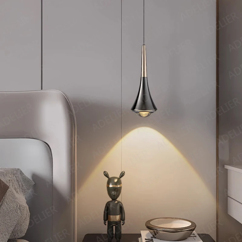 Water Droplight Fixture Restaurant Bar bedside Lamp Staircase Decor crystal Luminaire