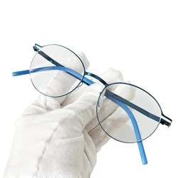 Top Quality Germany Screwless Glasses Frame Men Women Oval Ultralight 7g High-Elastic Eyeglasses Spectacle Eyeglasses Frame 2025