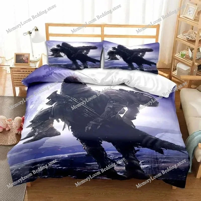 

Game Cool Destiny Bedding Set Boys Girls Twin/Queen/King Size Duvet Cover Pillowcase Bed Kids Adult Cozy Soft Home Textile