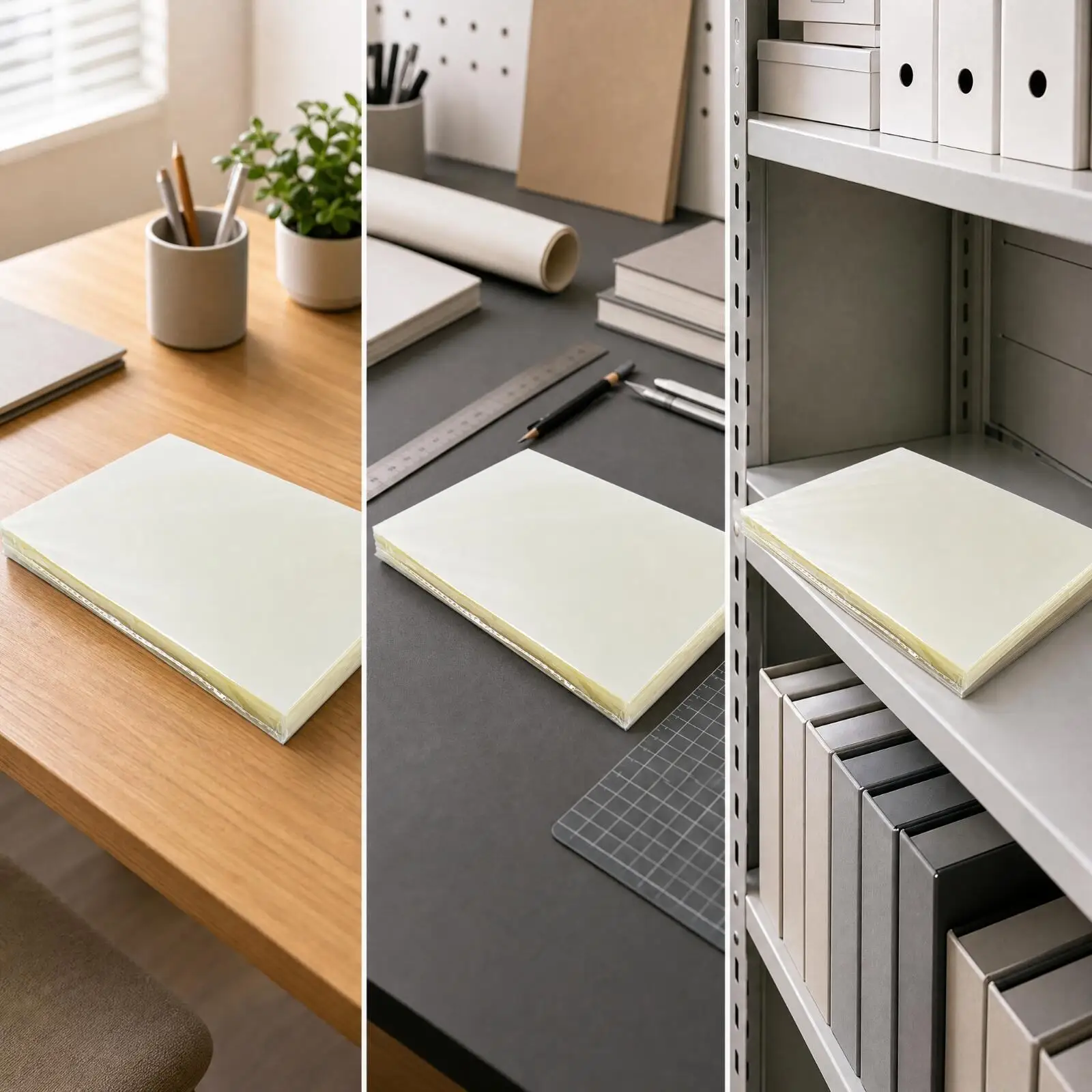 Flexible PET Printable Film Sheet for A4 Document Binding Transparent Front Cover Sheet