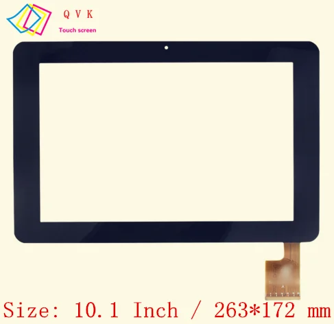 

Black 10.1 Inch for Sanei N10 Ampe A10 tablet pc capacitive touch screen glass digitizer panel Free shipping TPC0323 VER1.0