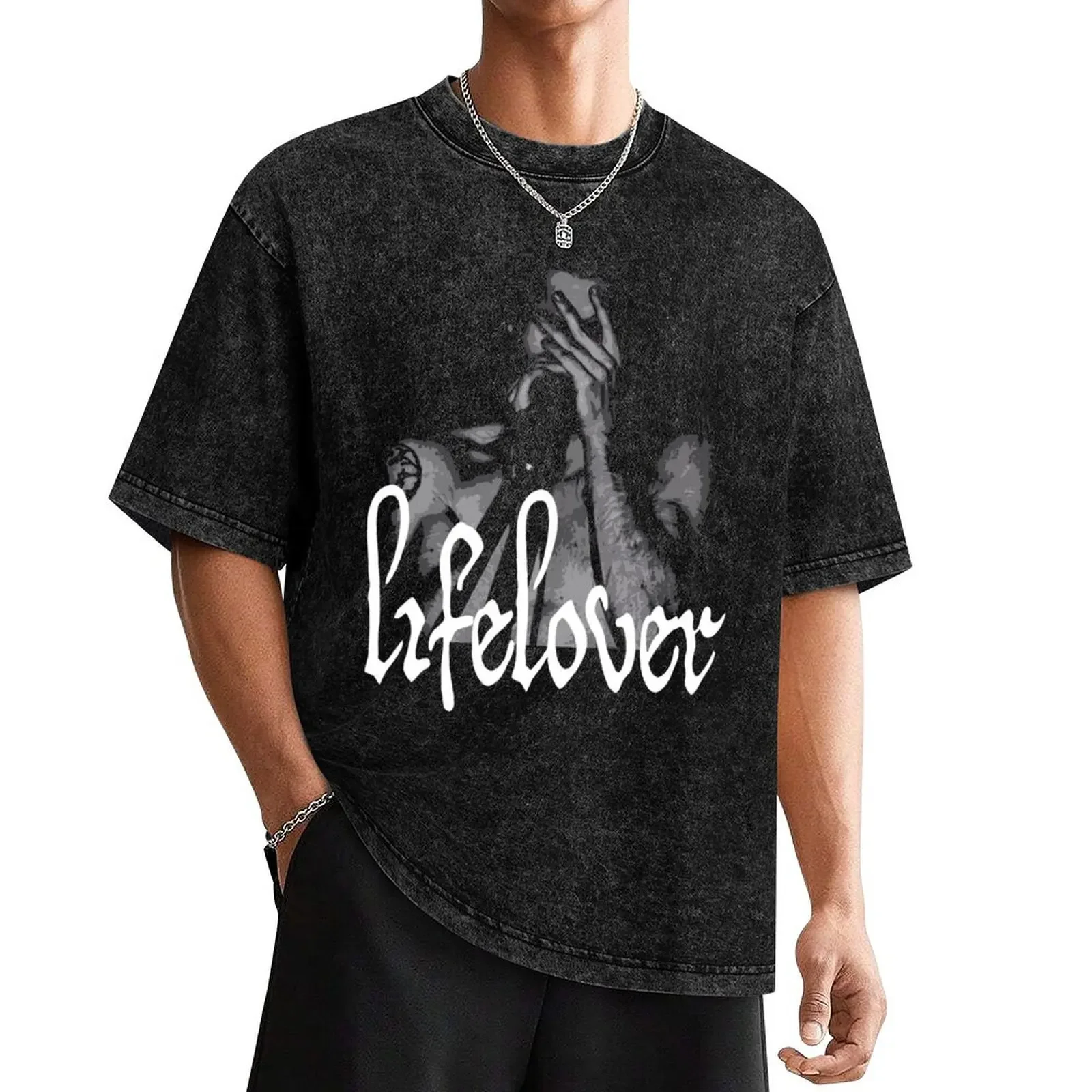 

Lifelover Band Lead T-Shirt animal prinfor boys heavyweights sublime vintage clothes T-shirt men