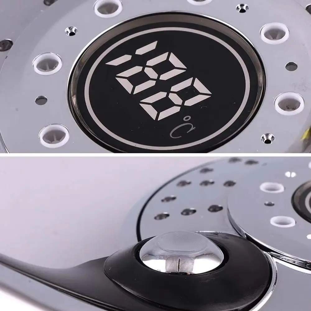 Temperature Sensor Colorful LED Shower Head Water Power Battery Free 3 Colors Led Faucet Automatically Color-Changing Handheld